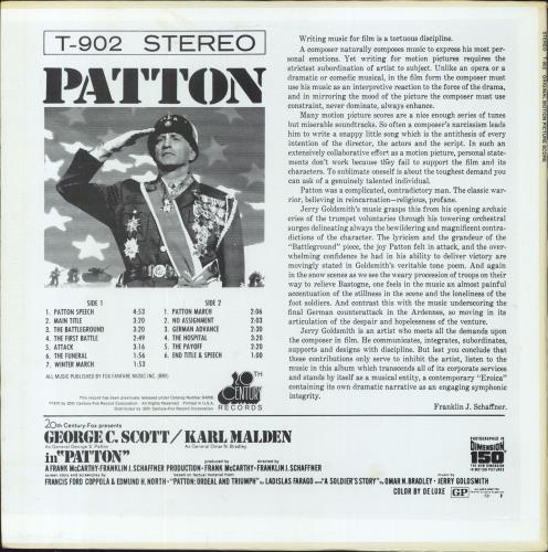 Patton 1970 soundtrack