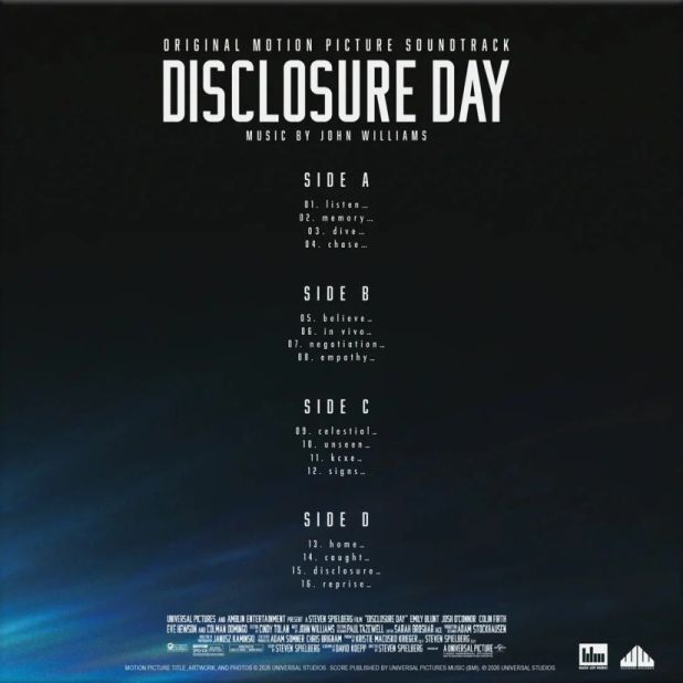 Disclosure Day 2026 soundtrack